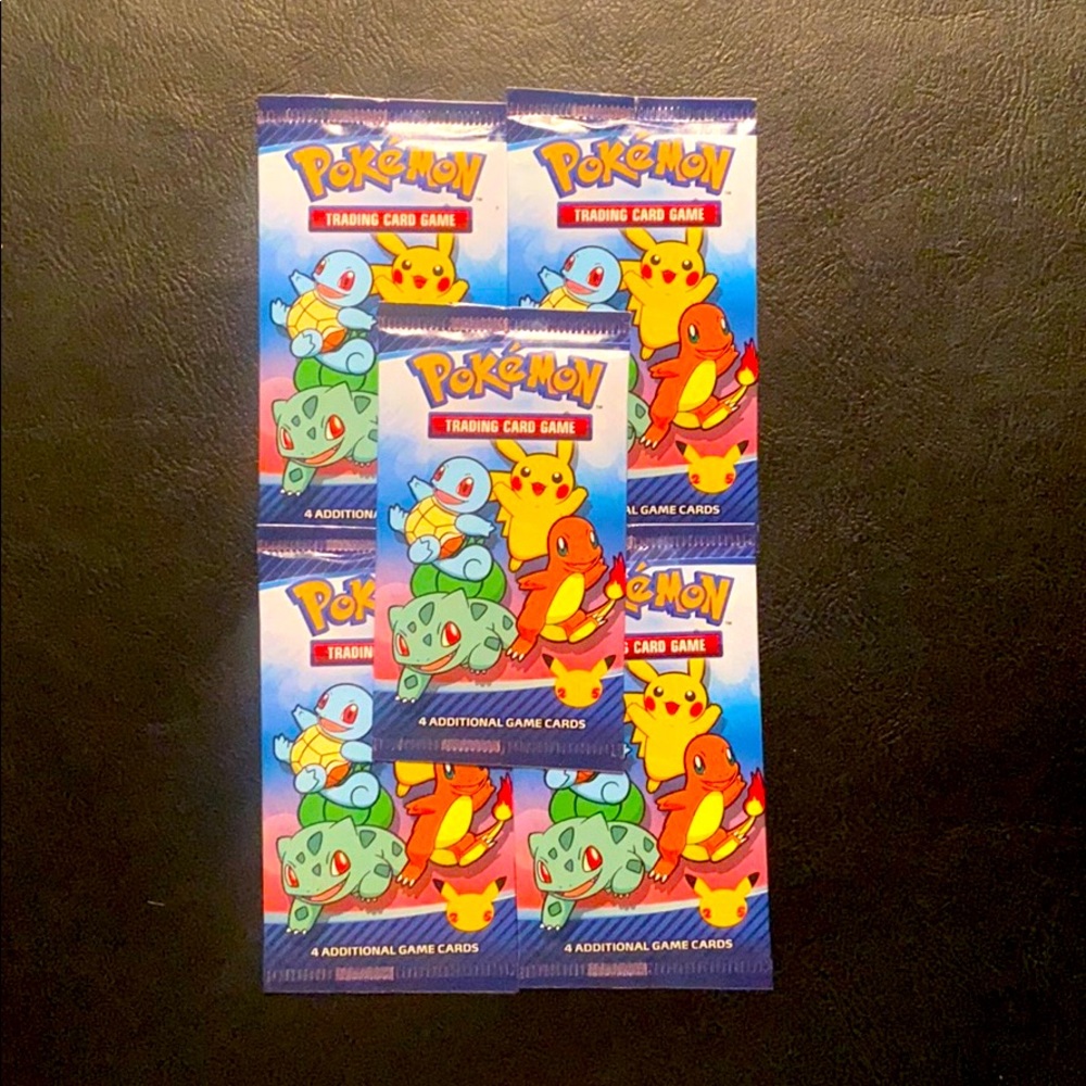 McDonalds 2021 25th anniversary Pokémon Packs (5)